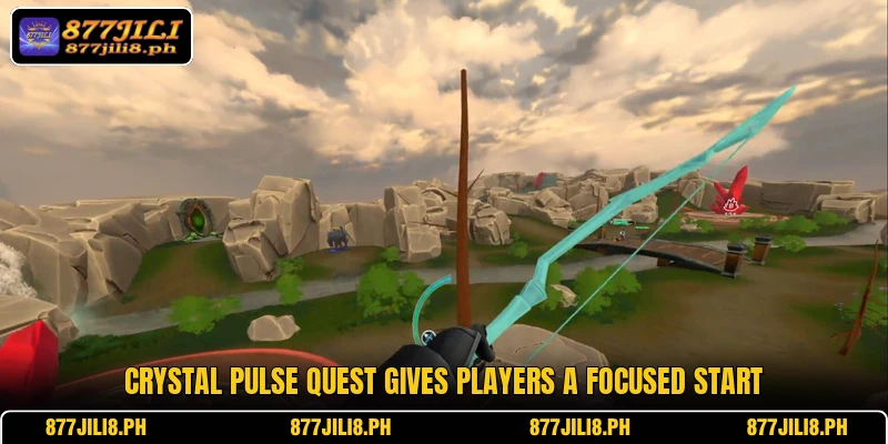 Crystal Pulse Quest gives players a focused start
