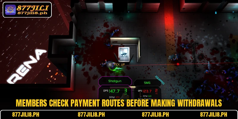 Members check payment routes before making withdrawals