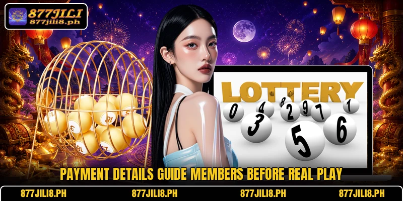 Payment details guide members before real play