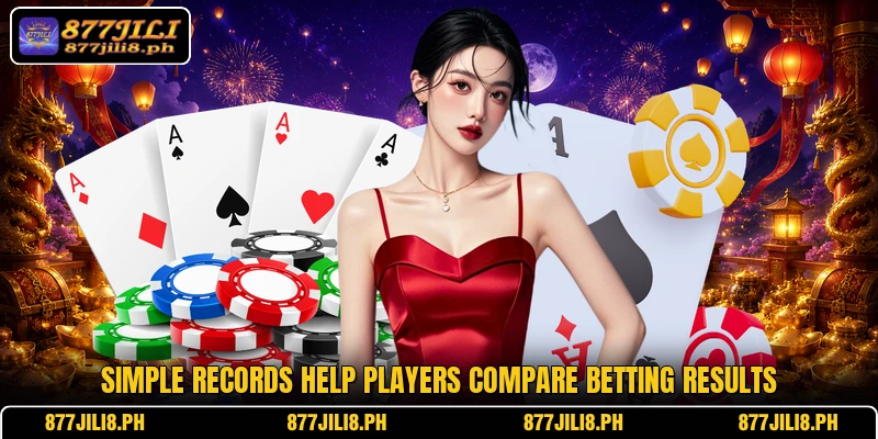 Simple records help players compare betting results