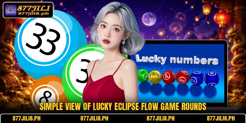 Simple view of Lucky Eclipse Flow game rounds